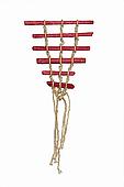 Ésta no es una vulva I, klick zum vergrössern Ésta no es una vulva I','Técnica mixta: papel descubierto y piolín abusado sobre madera, 12,7 cm x 25,4 cm